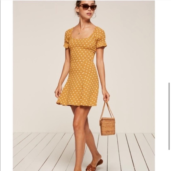 Reformation Arlene Polkadot Dress - Picture 2 of 7
